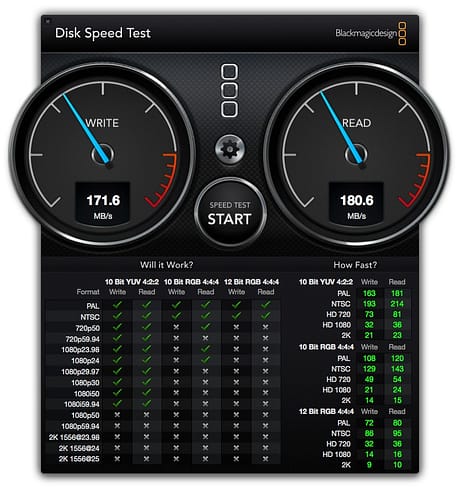 Disk Speed TestScreenSnapz002