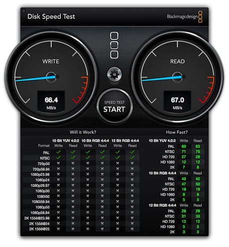 Disk Speed TestScreenSnapz003