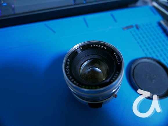 Color Yashinon DX 45mm F1.7用Eマウントアダプタ完成。 - ひーちーの