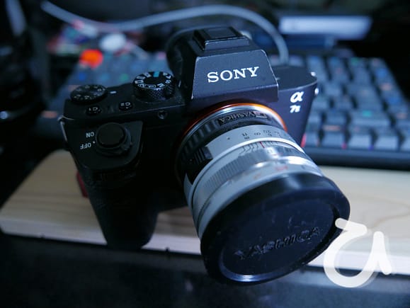 Color Yashinon DX 45mm F1.7用Eマウントアダプタ完成。 - ひーちーの