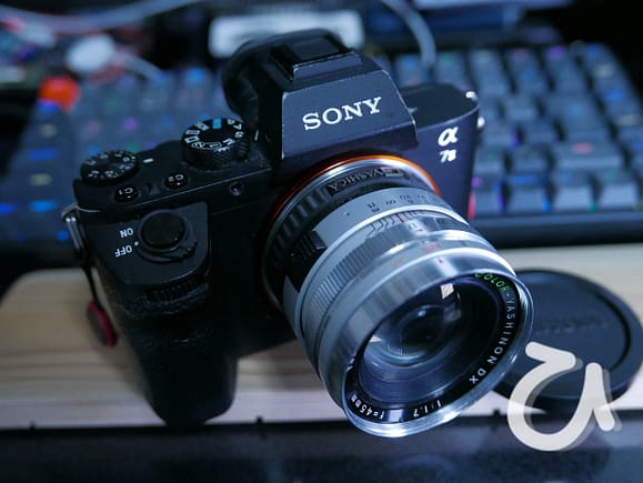 Color Yashinon DX 45mm F1.7用Eマウントアダプタ完成。 - ひーちーの